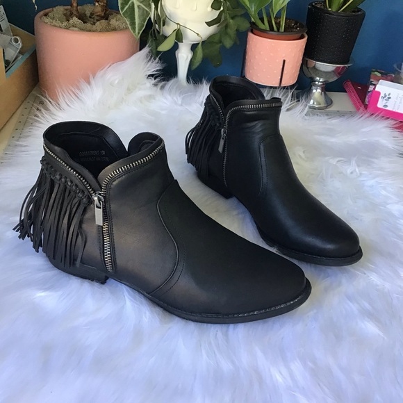 Black Dollhouse Ankle Booties - Picture 1 of 11